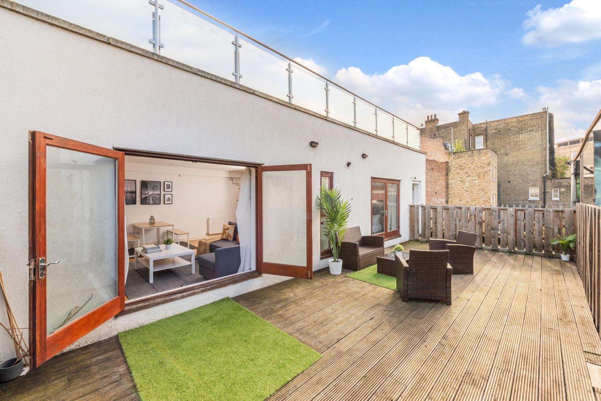 London Waterloo Apartment With Large Private Terrace - View Of The London Eye - 1 Bedroom 1 Bath Экстерьер фото